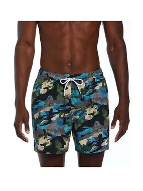 Nike Men's 5" Green Camouflage Volley Shorts Swim Trunks - XXL NEW